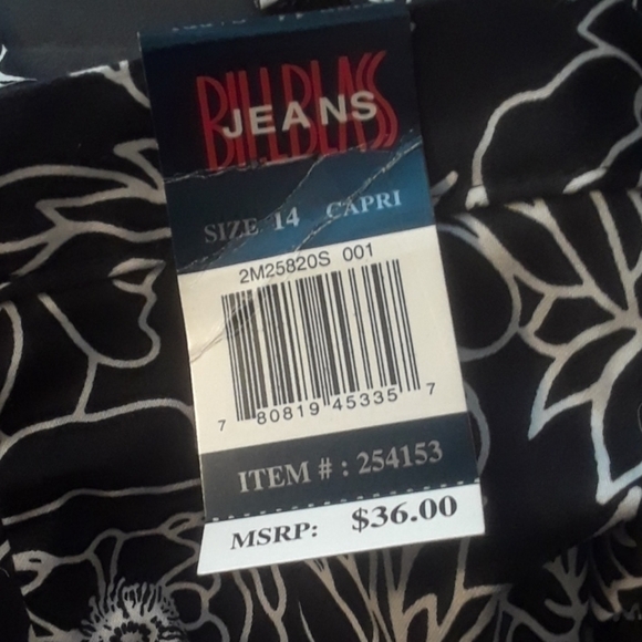 BILL Blass Stretch Pants Size 14 - Picture 5 of 7